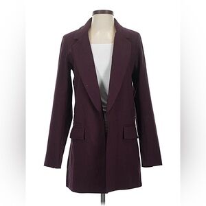 Women's Plum Long Blazer Jacket